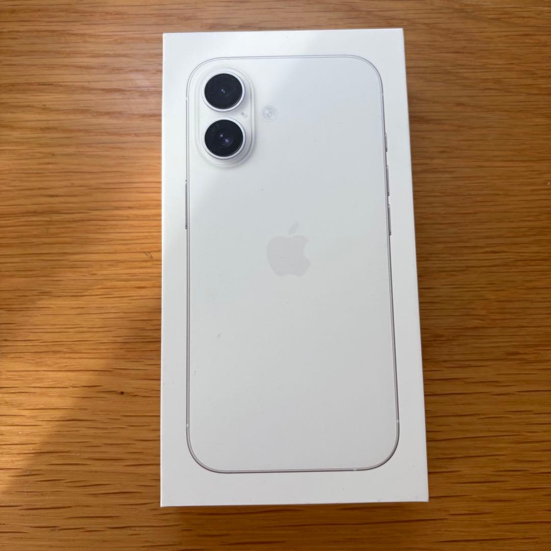 【美品・動作良好】iPhone16 128GB ホワイト SIMフリー