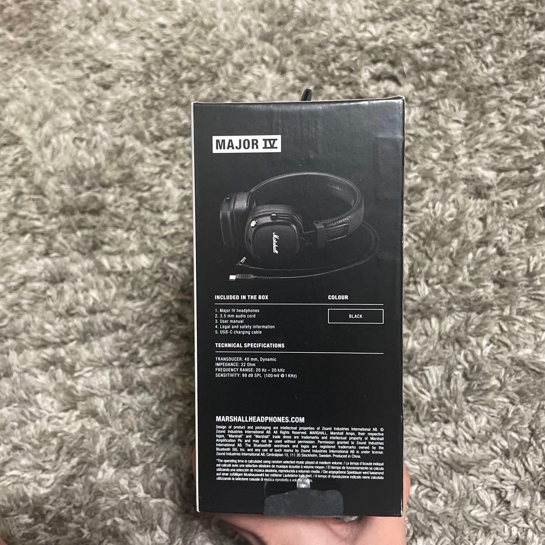 MAJOR Ⅳ Bluetooth ヘッドホン　ブラック