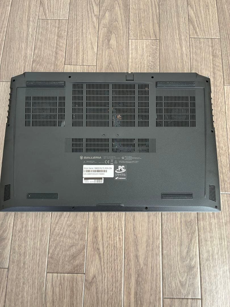 GALLERIA RL7C-R35-C5N シルバー　15.6インチ
