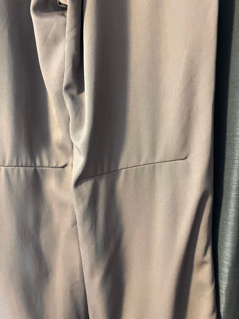 【マツフジ】 Wool Cargo Pocket Wide Trousers