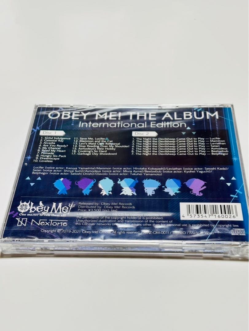 アニメ Obey Me! The Album International Edition
