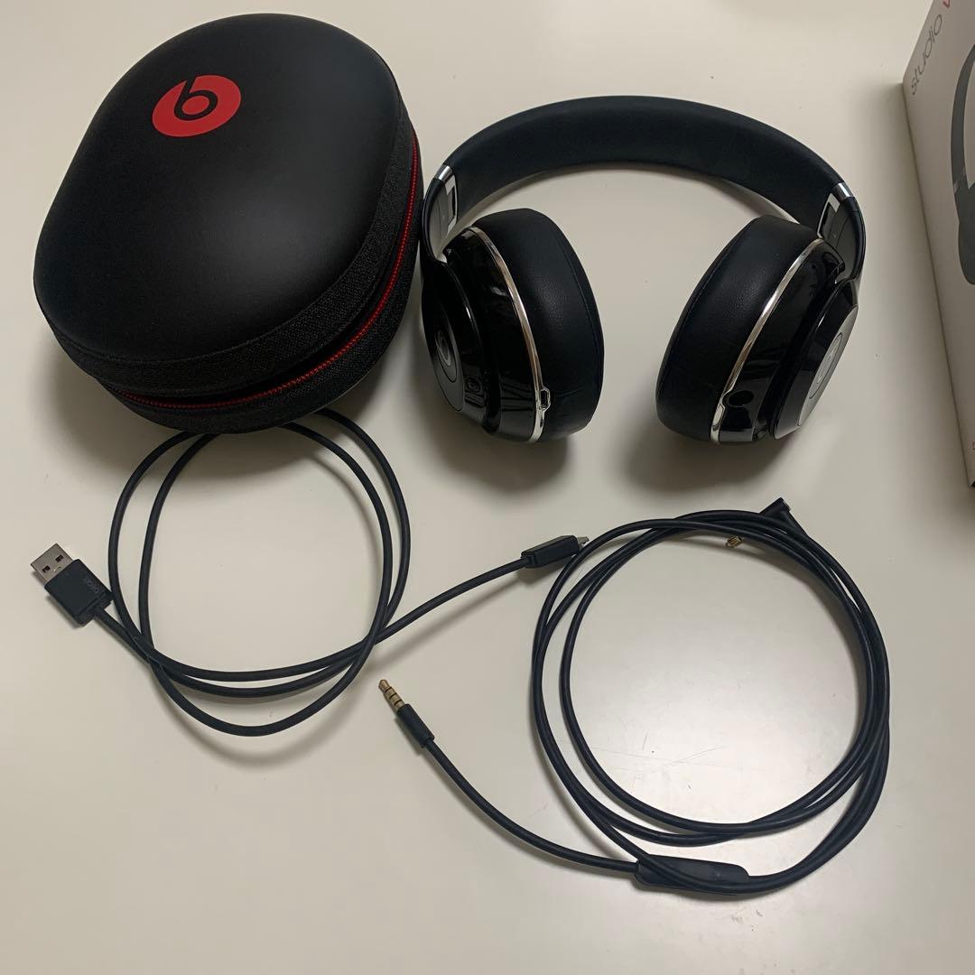 beats studio2 wireless ヘッドホンblack