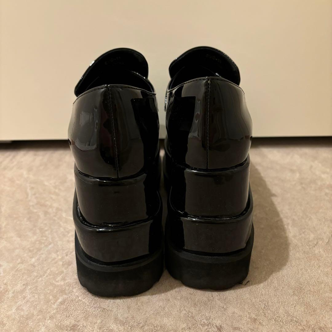 エブリン evelyn 　厚底チャームローファー Lサイズ