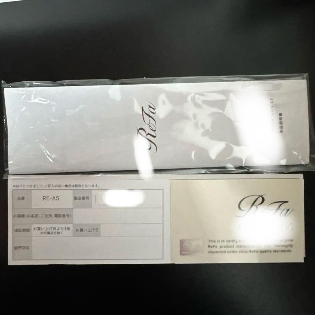 ReFa フィンガーストレートヘアアイロン　黒　　　　　リファ