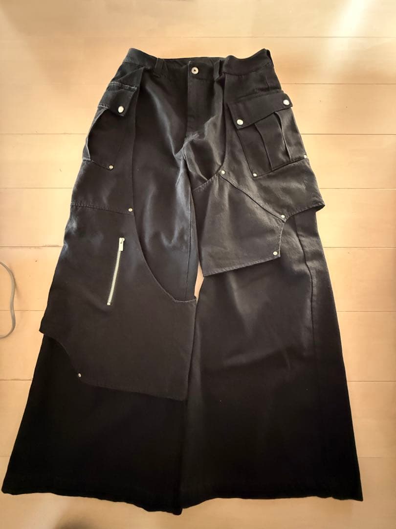 パンツ Jentlouis Layer Denim Pants Black M