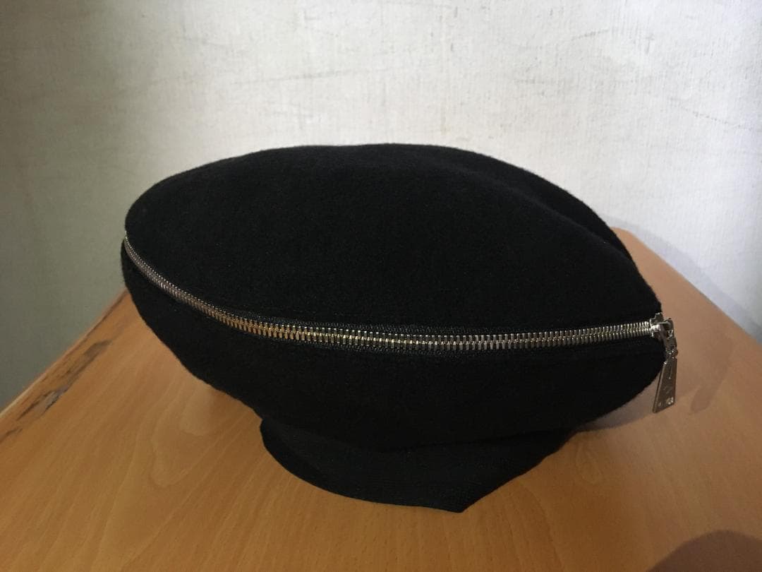 早い者勝ち！ACUOD by CHANU ジップデザインベレー帽