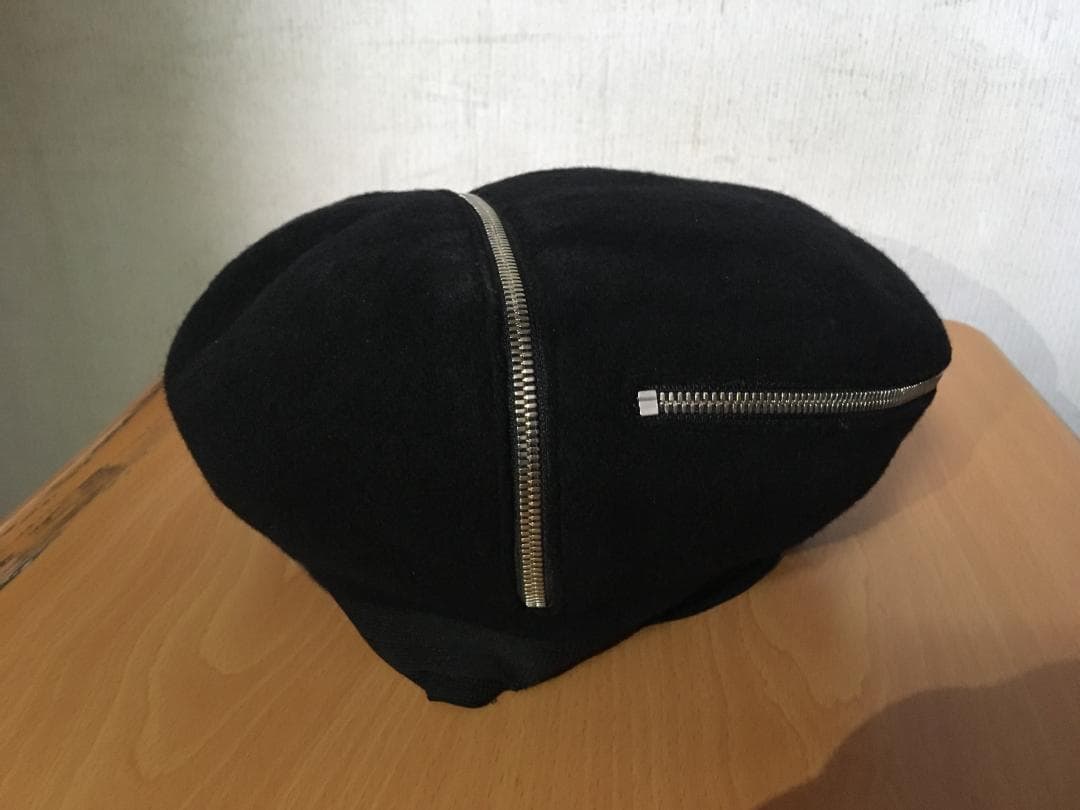 早い者勝ち！ACUOD by CHANU ジップデザインベレー帽