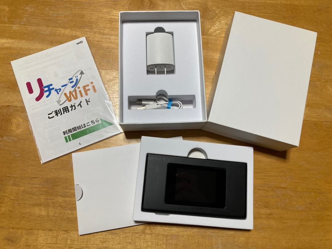 販*.様 リチャージWi-Fi 残ギガ数69GB MR1 モバイルルーター