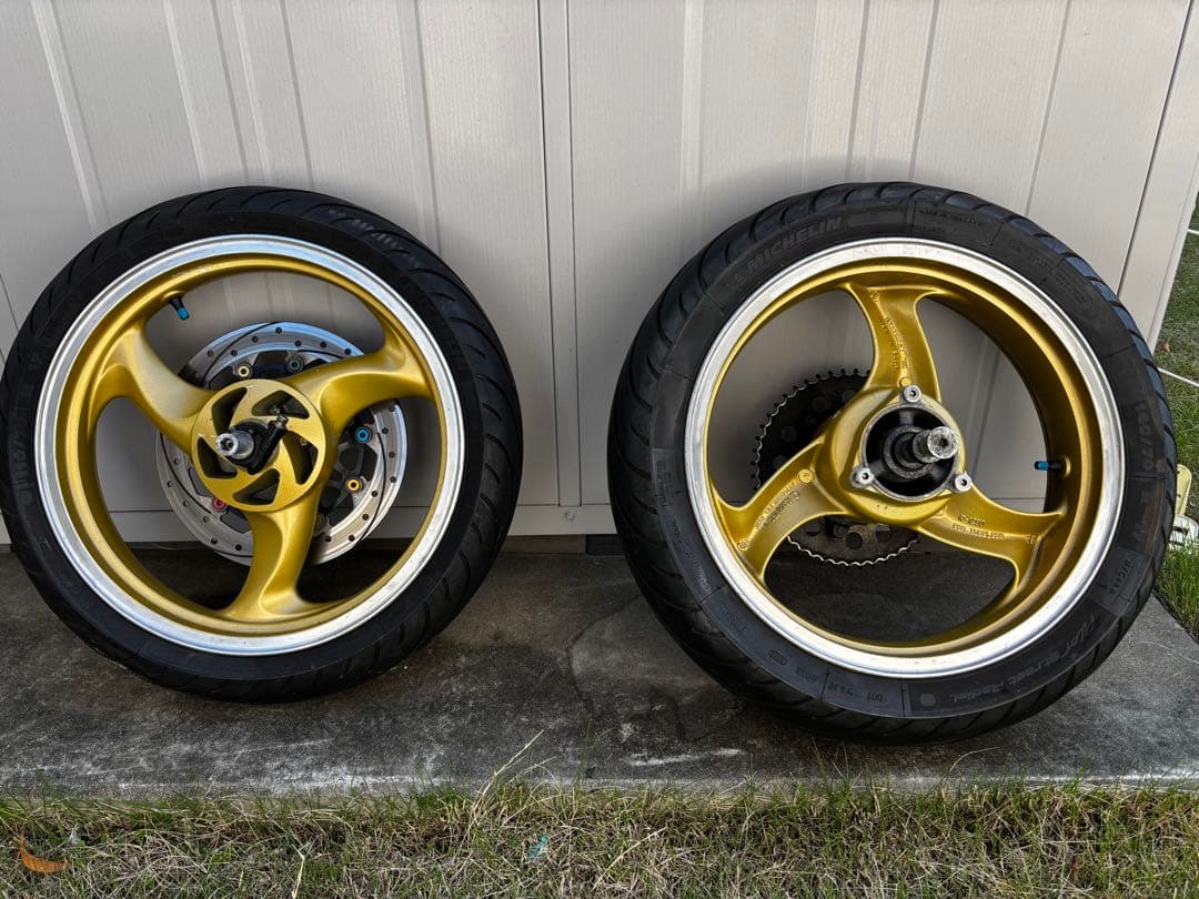 カワサキ バリオス250 前後ホイール ブレンボディスク