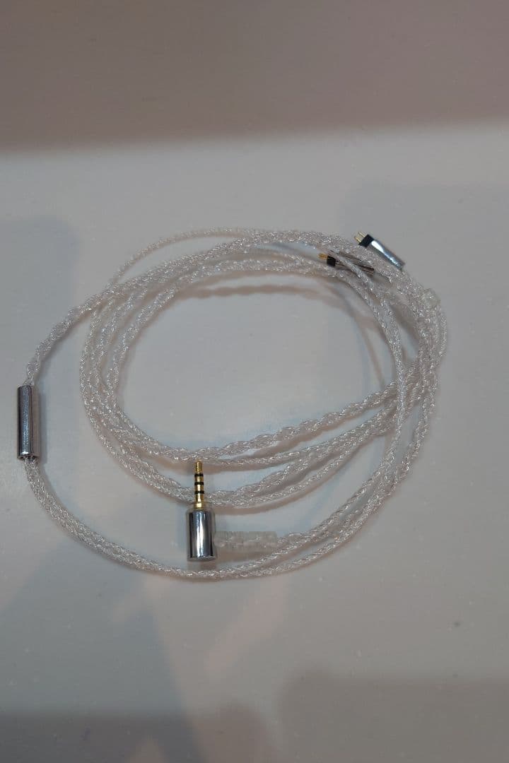 finalシルバーコートケーブル 2Pin 1.2m 2.5mm 4極バランス