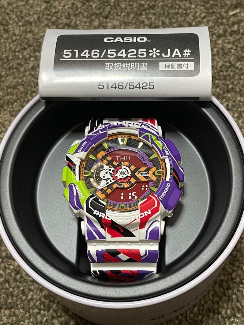 新品　G-SHOCK エヴァコラボ　GA-110EVA30-7AJR