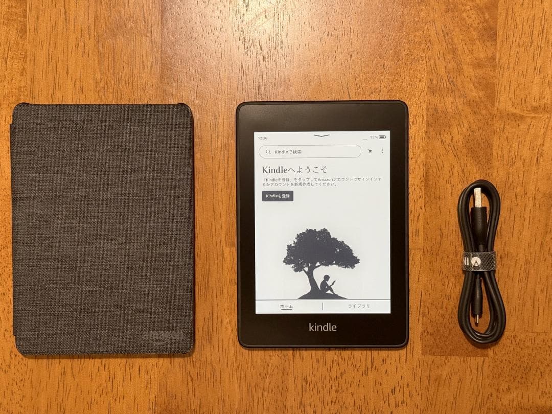 Kindle Paperwhite 第10世代 8GB 広告なし・ケース付セット