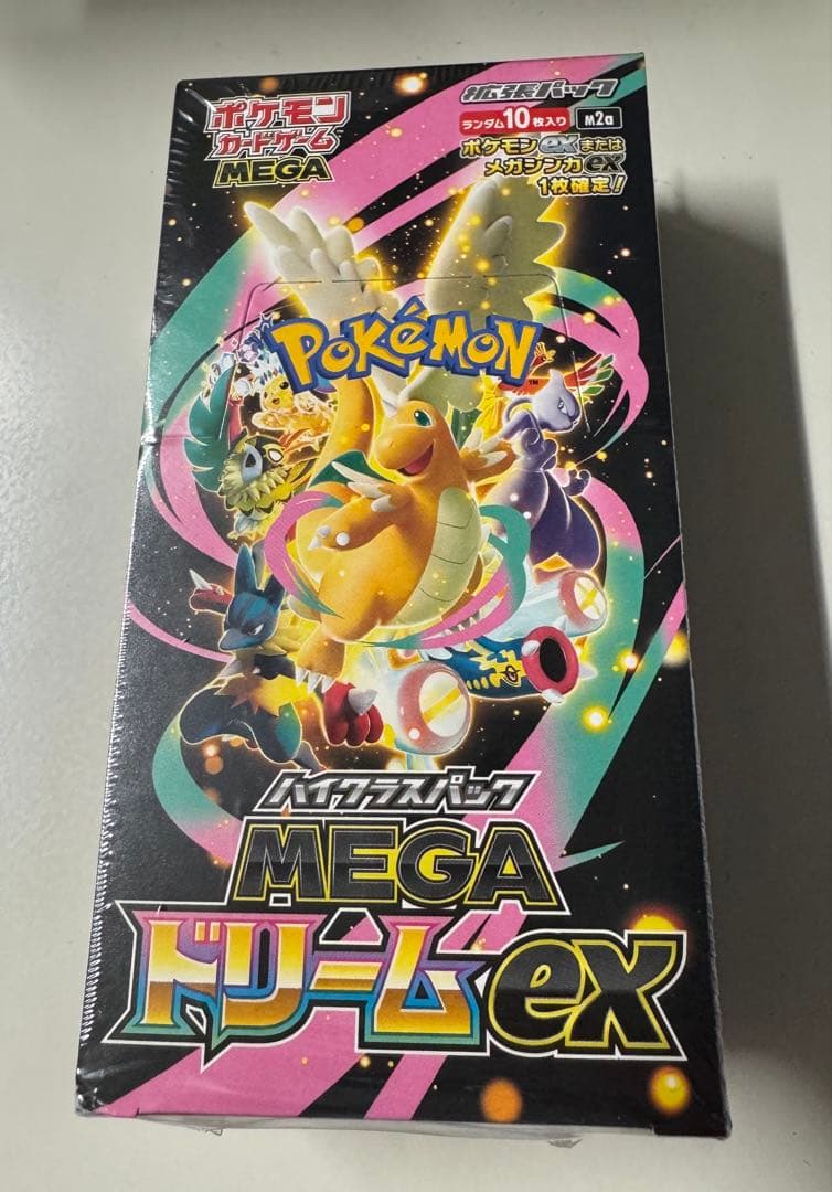 ポケモンカードゲーム MEGAドリームex 1BOXシュリンク付き