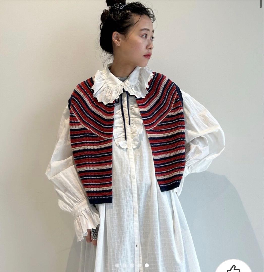 beams boy ユーロビンテージフリルワンピース