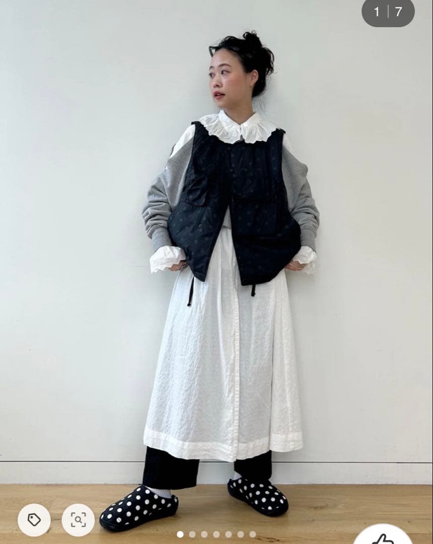 beams boy ユーロビンテージフリルワンピース