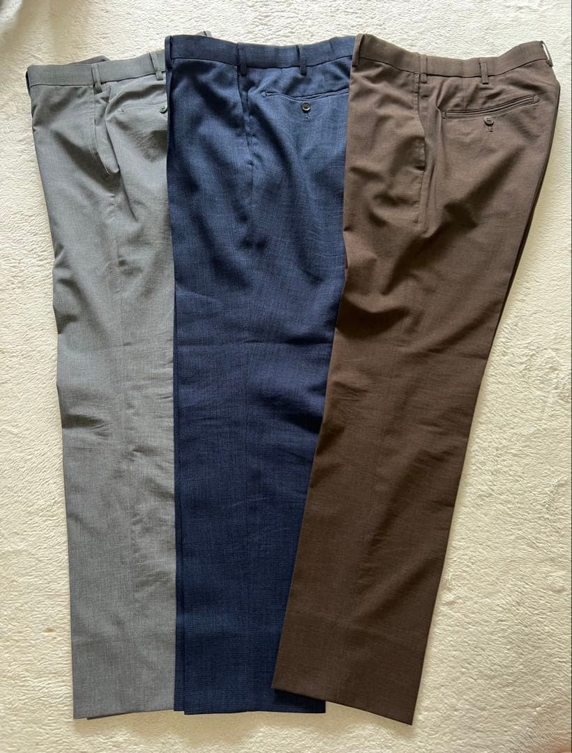 【'24年モデル】 スーツセレクト4Sパンツ 春夏 ウォッシャブル Sサイズ3本