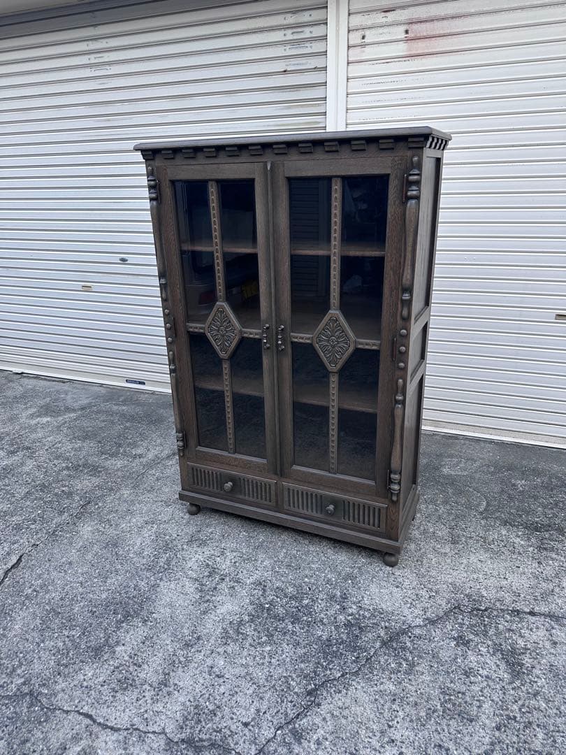 和製ヴィンテージ 神戸洋家具 キャビネット(サイドボード　ブックケース　収納棚)