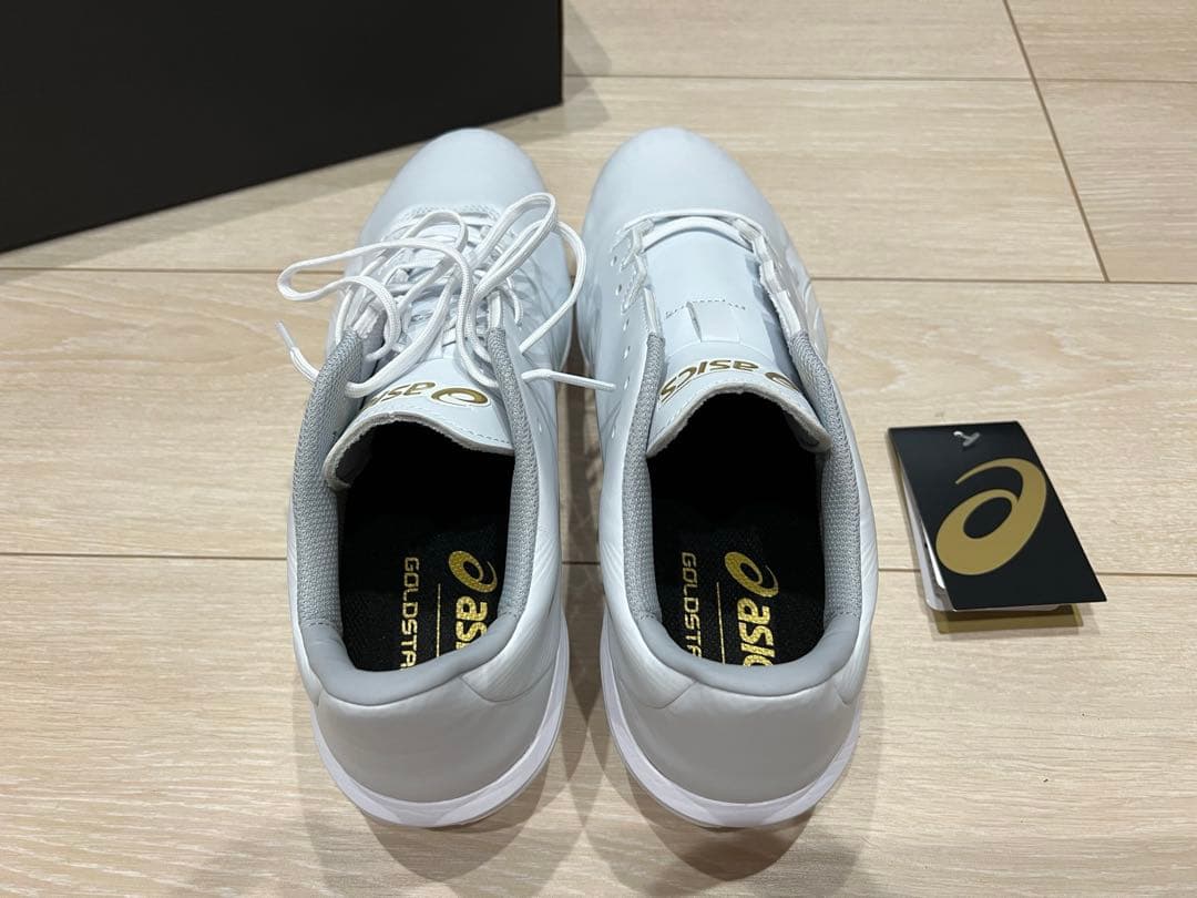 アシックス 野球 白スパイク asics GOLDSTAGE
