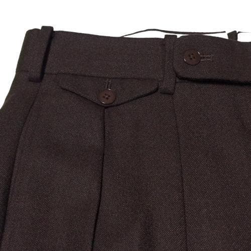 美品定価41800 GLADHAND STOMP FITトラウザーズ ブラウンM