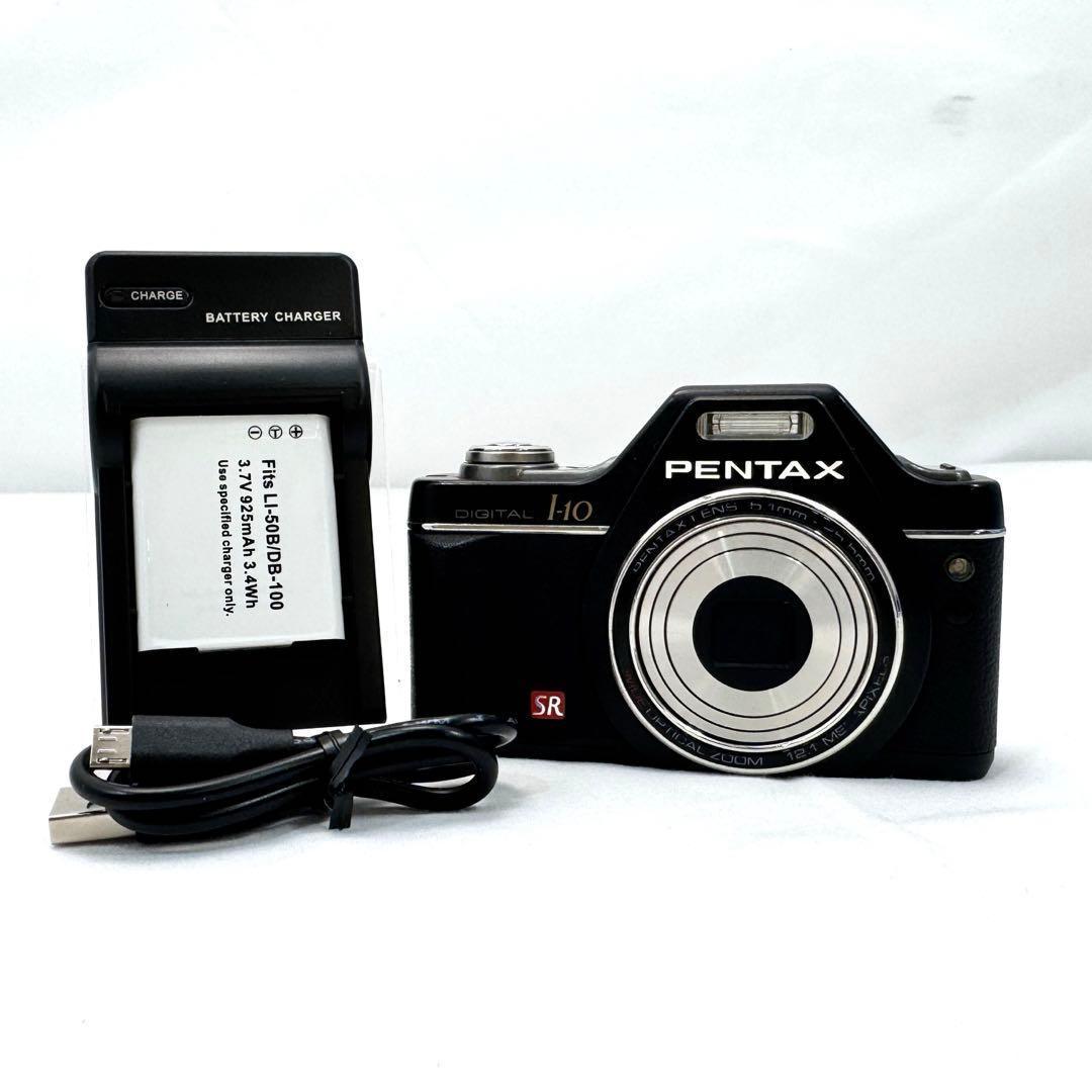 PENTAX デジタルカメラ Optio I-10 クラシックブラック ジャンク