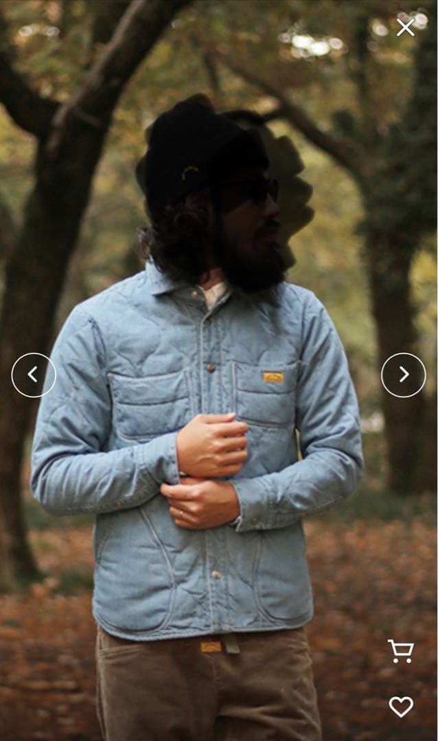 NATAL DESIGN デニム キルティングジャケットLサイズ