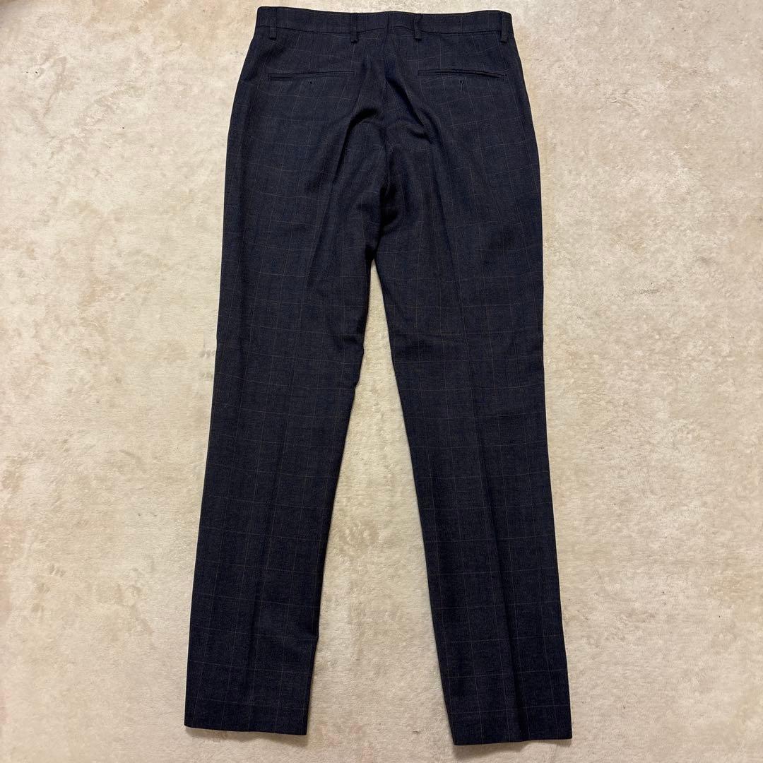 美品⭐️XLサイズ 3ピース　スーツ　ネイビー　チェック　スーツ　大きいサイズ
