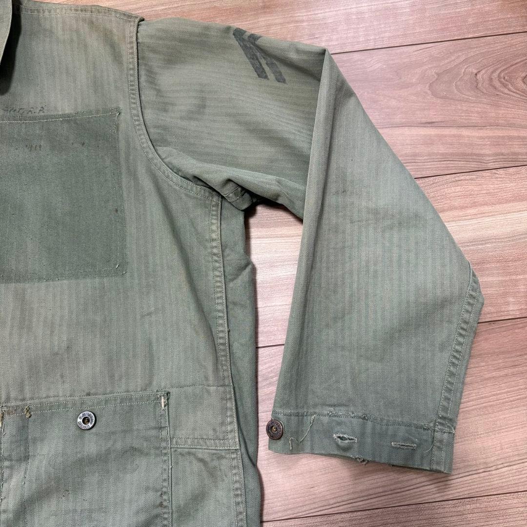 1940年代 40sカスタムUSMC P44ヘリンボーン　HBTP−44米軍実物