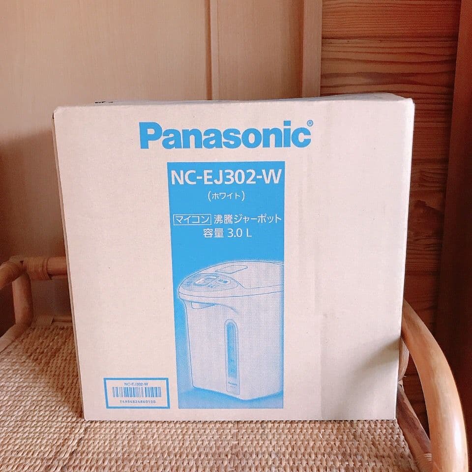 Panasonic　パナソニック　沸騰ジャーポット3.0L　NC-EJ302-W