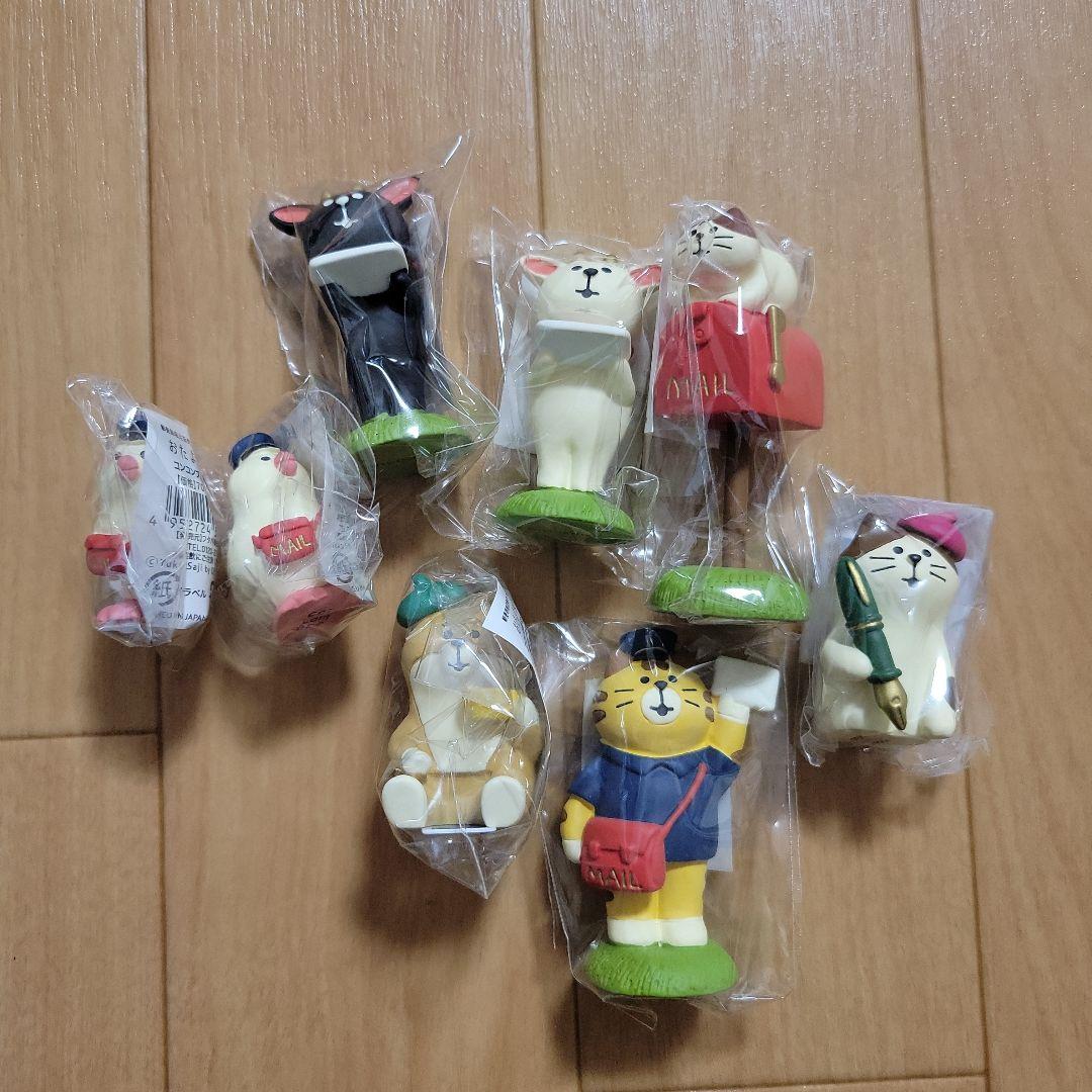 デコレconcombre おたより日和 置物 ８体セット