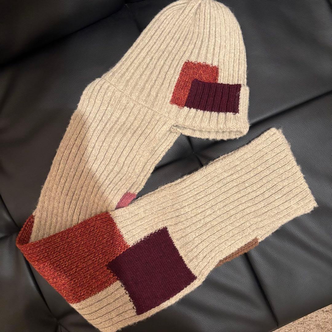 KAPITAL 5G wool knit キャピタル　ウールニット帽　ツギハギ