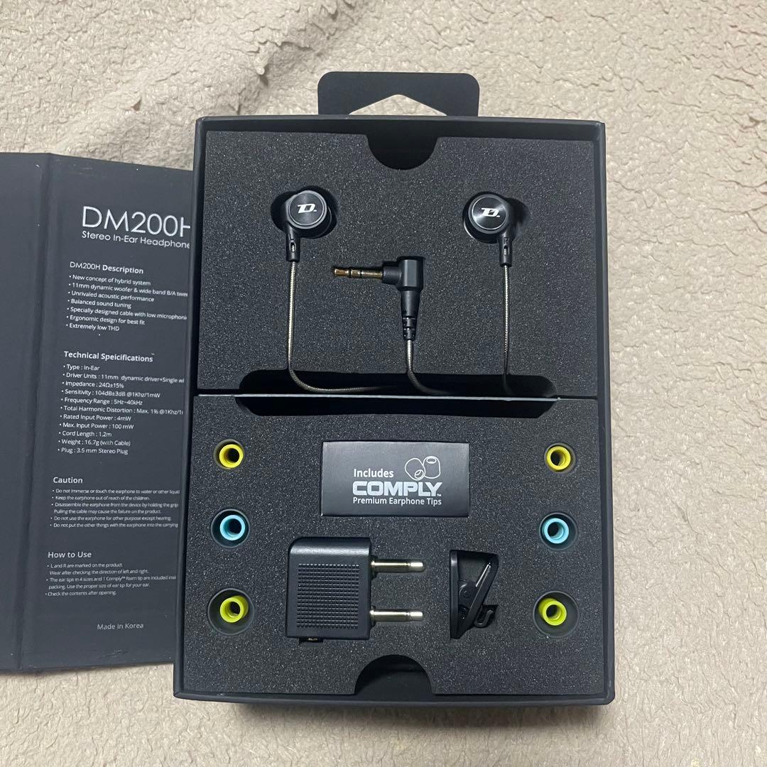 Dynamic Motion DM200H ハイブリッドイヤホン 有線