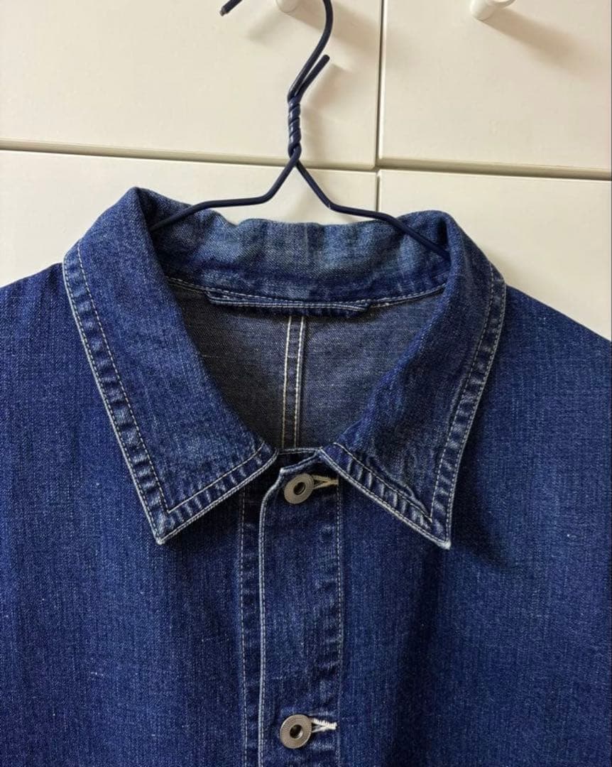 【美品】A.PRESSE \"DENIM COVERALL JACKET サイズ3