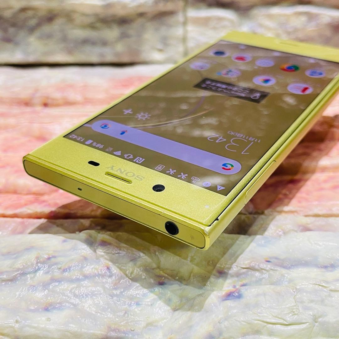 SIMフリー Xperia XZs 32GB イエロー 電池良好