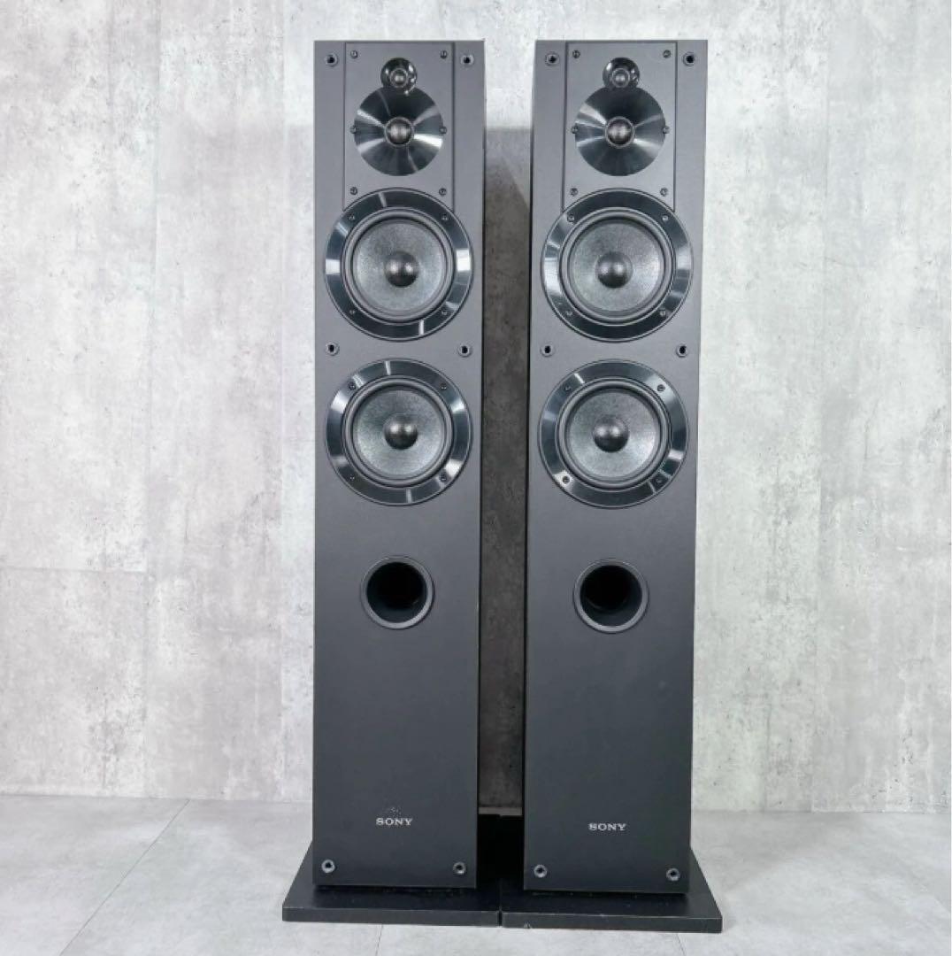 V135 ソニー SS-CS3 トールボーイ スピーカーシステム 黒