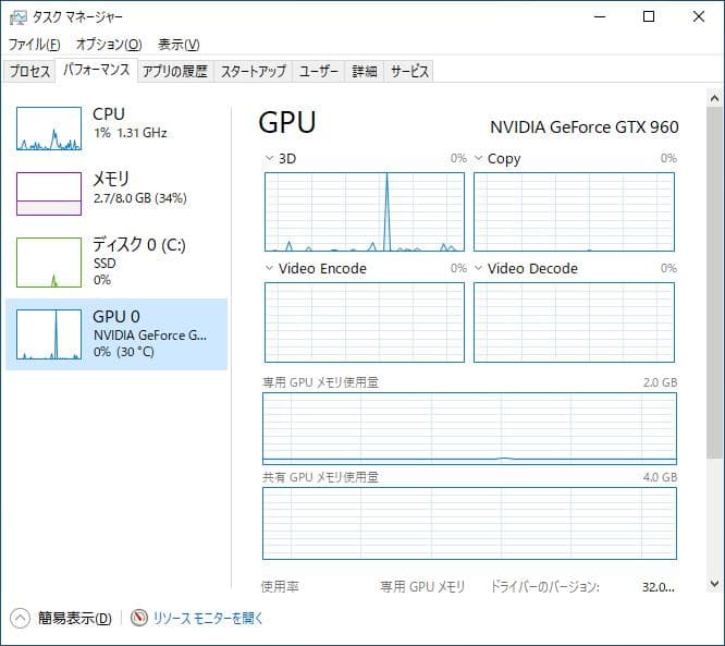デスクトップPC i5-6500 メモリ8GB SSD224GB GTX960