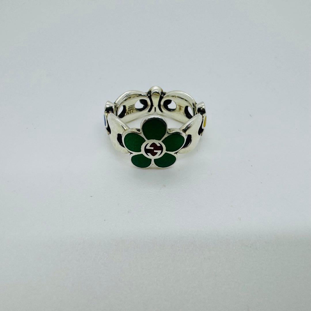 ✨グッチ✨GUCCI✨花✨フラワー✨シルバー✨リング✨925✨