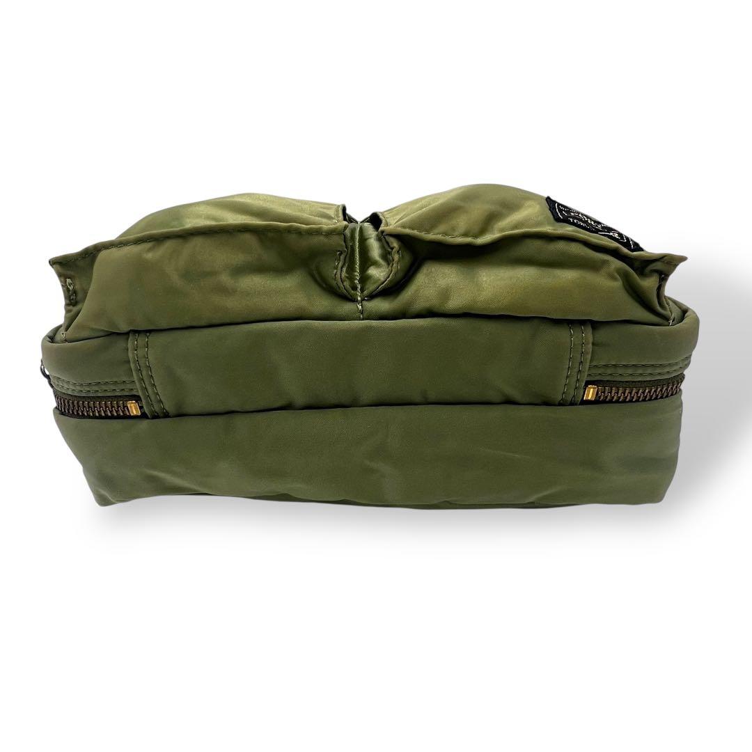 美品PORTER ポーター ショルダーバッグ タンカー セージグリーン596