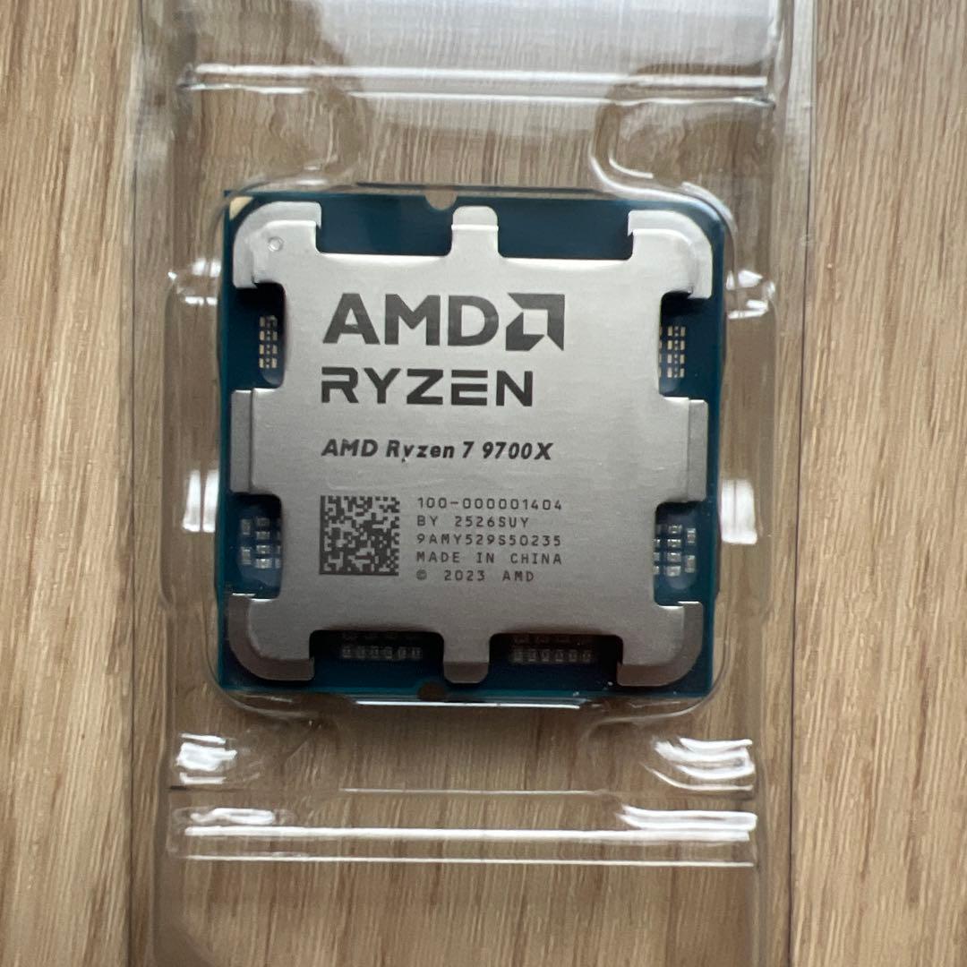 【動作確認済み】AMD Ryzen 7 9700X CPU バルク品