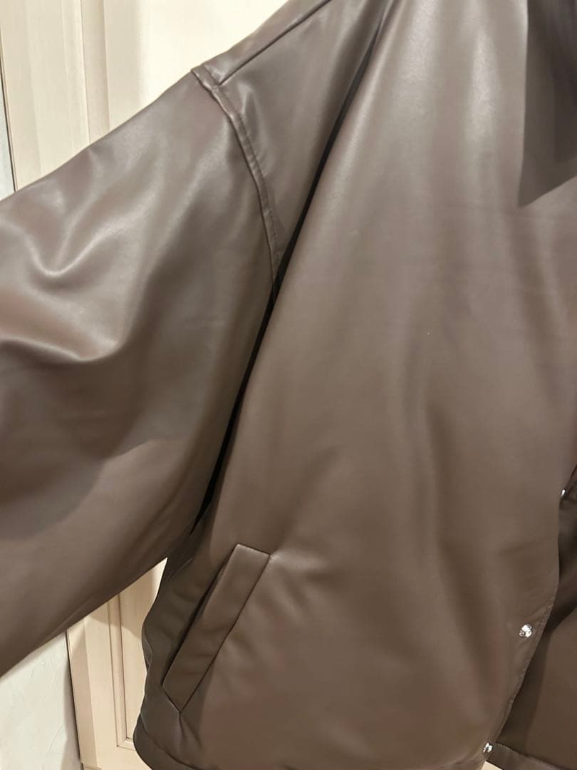 ブラウン ダウンジャケット フリーサイズ