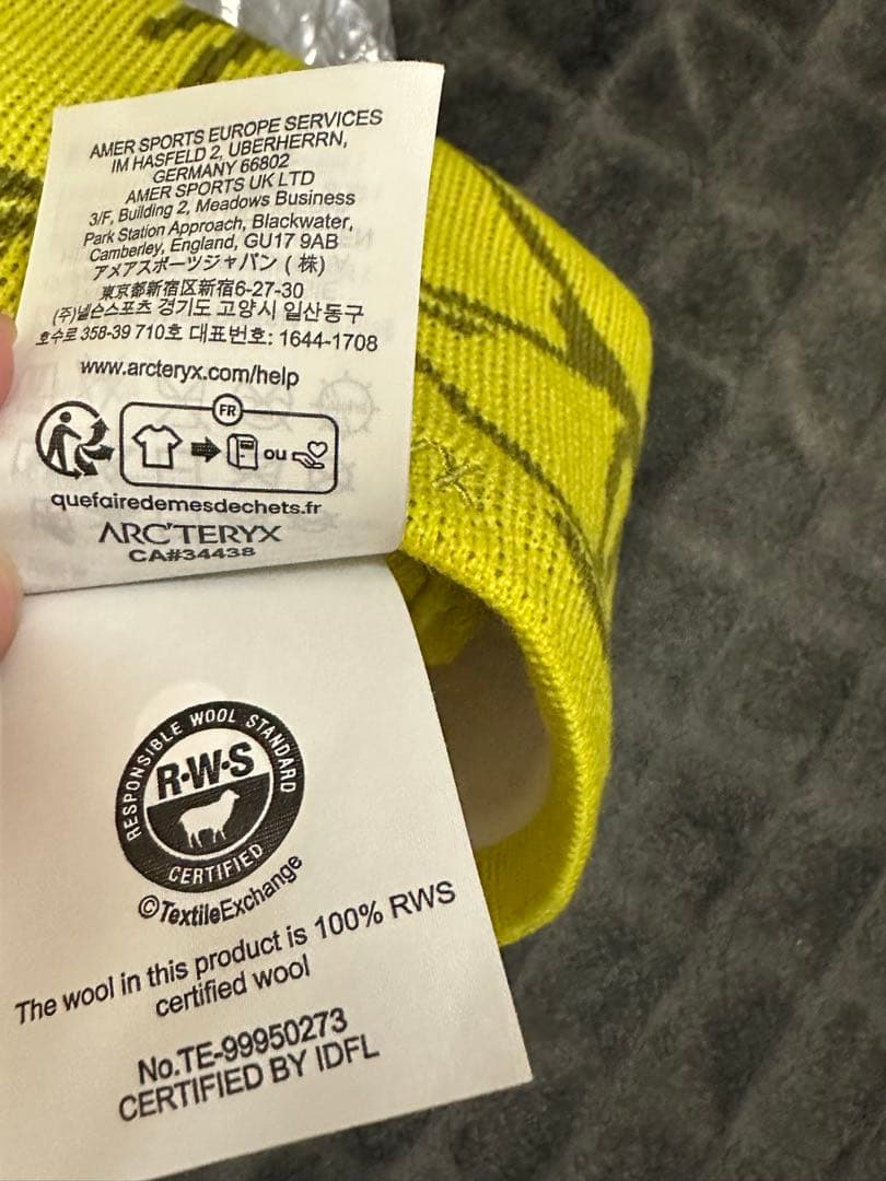 アークテリクス バードヘッドトーク ビーニー【試着のみ・正規品】