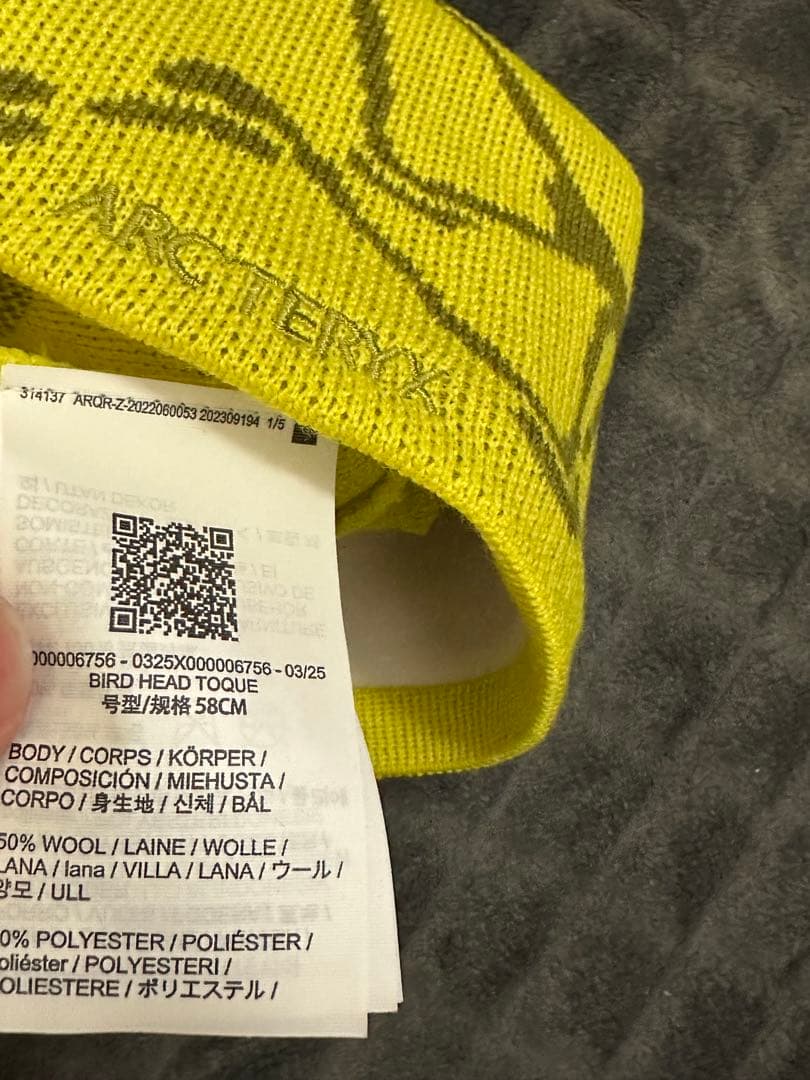 アークテリクス バードヘッドトーク ビーニー【試着のみ・正規品】