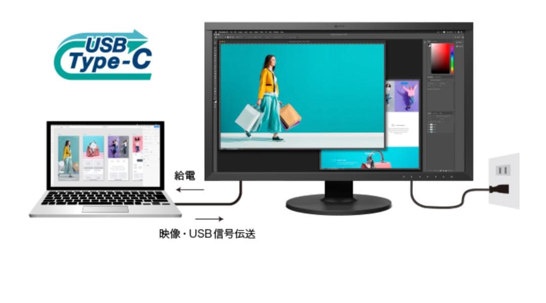 【中古良品】EIZO ColorEdge CS2740 27インチ 4Kモニター
