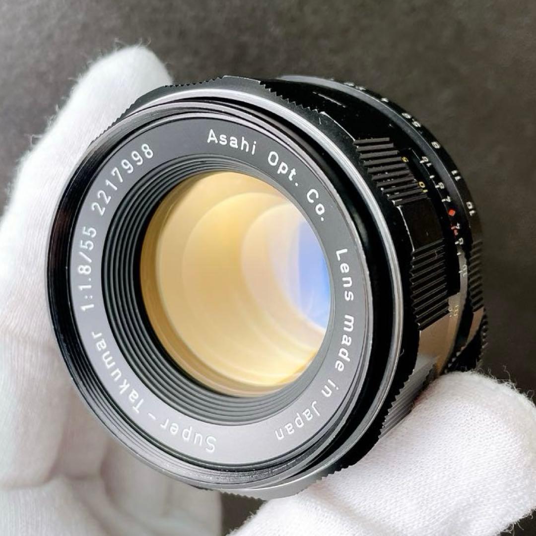 【光学美品】 Super Takumar 55mm f1.8 M42 整備済