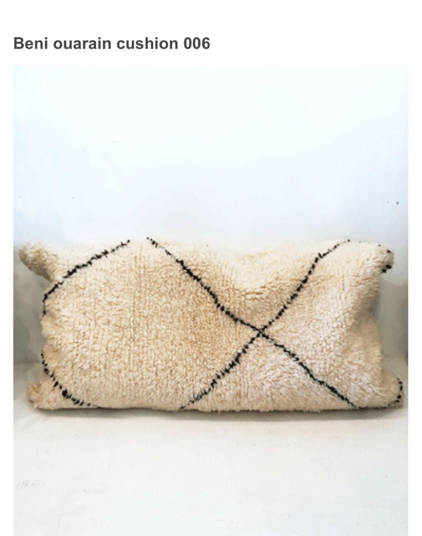 maroc ベニワレン Big クッション　1点もの　モロッコ