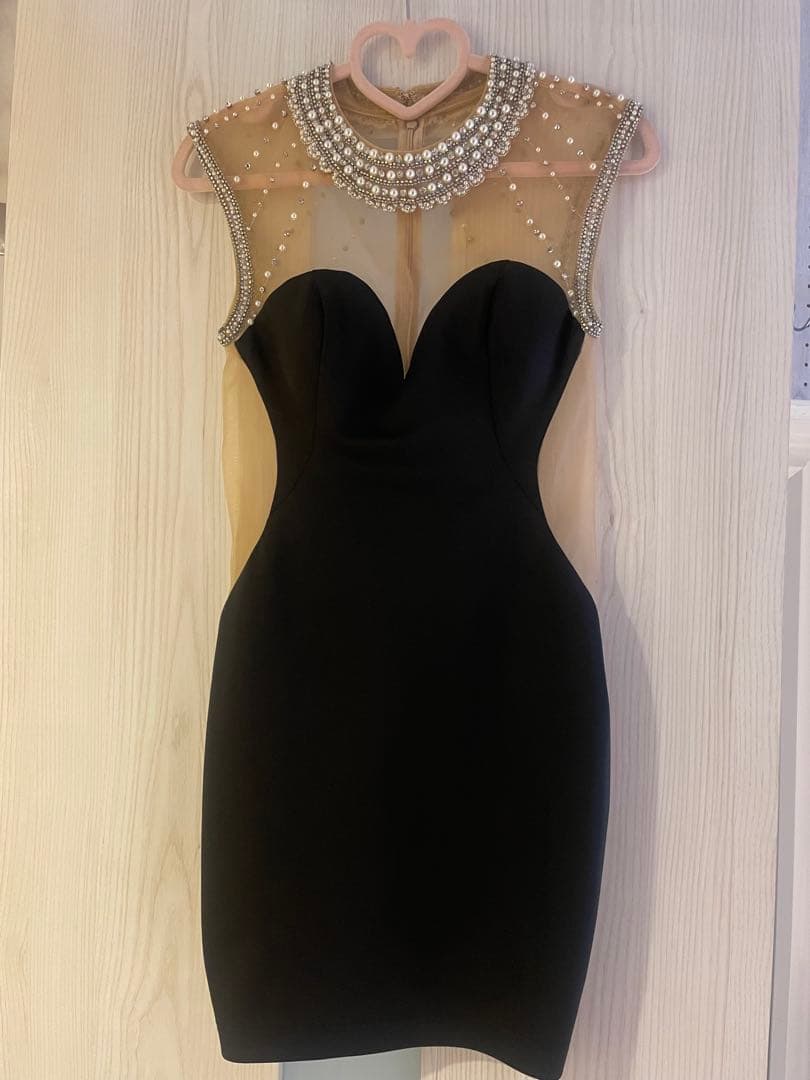 AngelR エンジェルアール　ミニタイトドレス　ブラック　キャバドレス