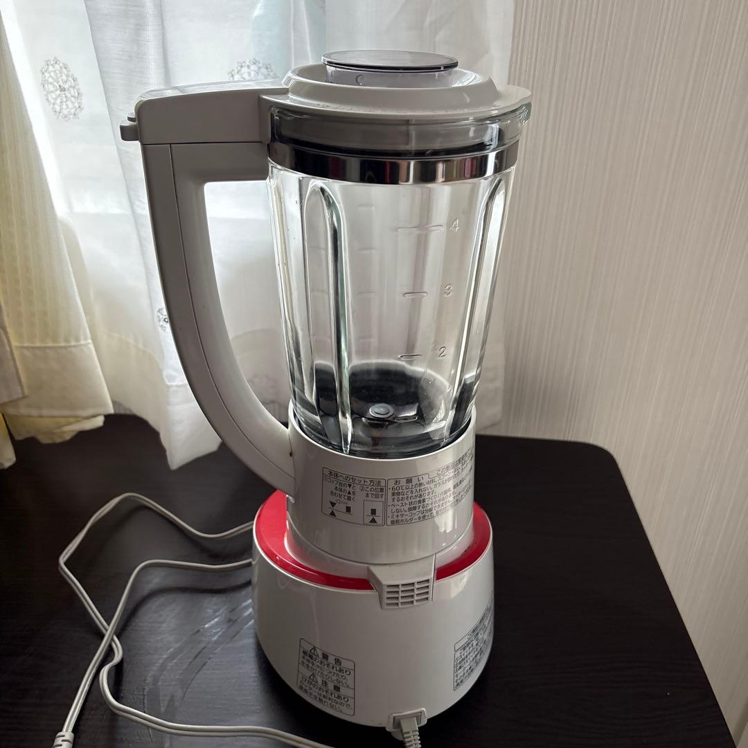 Panasonic ミキサー ホワイト・レッド