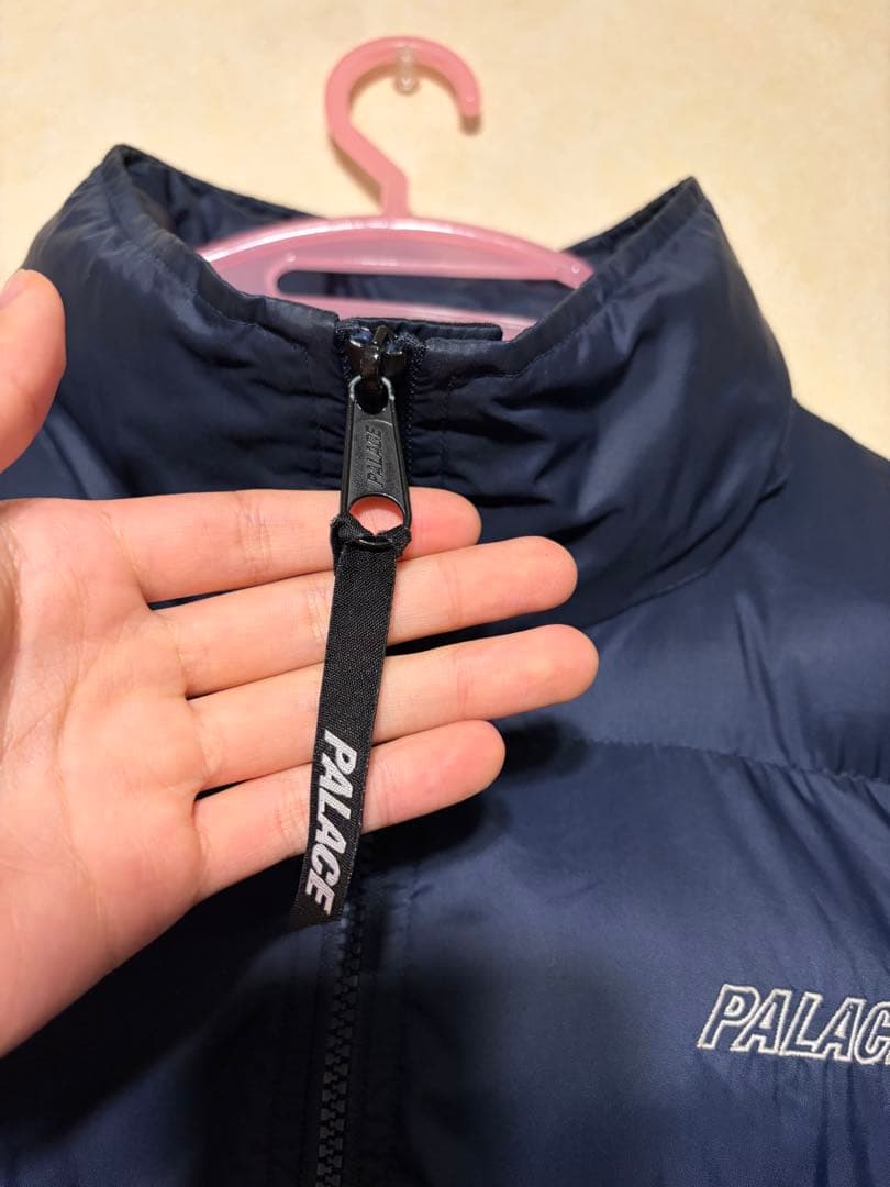PALACE ダウンジャケット ネイビー アノラック パファージャケット