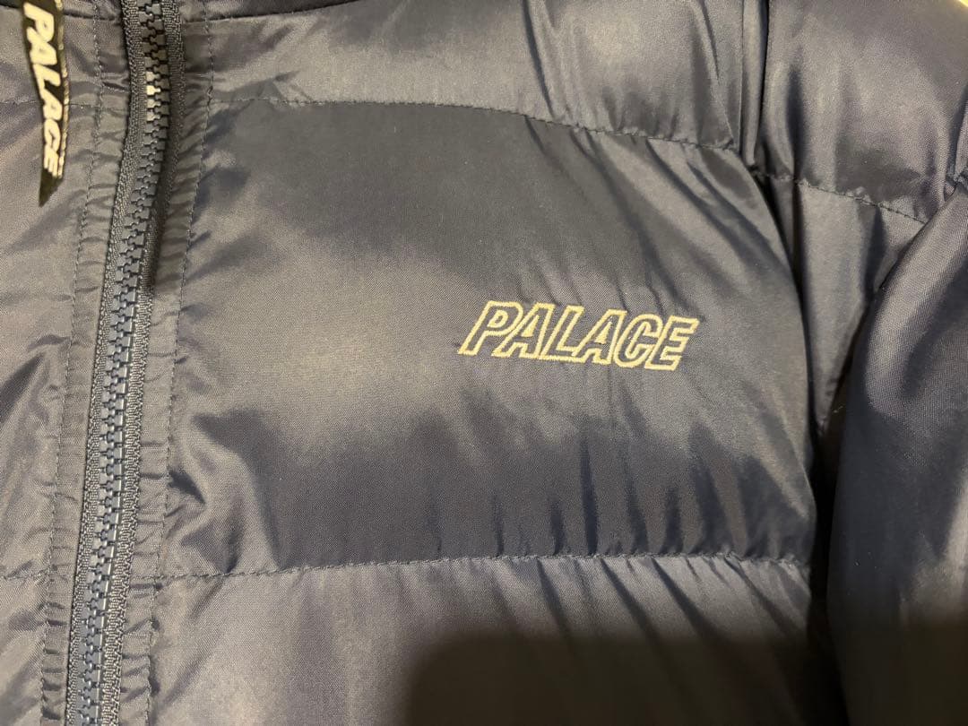 PALACE ダウンジャケット ネイビー アノラック パファージャケット