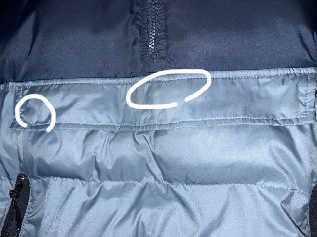 PALACE ダウンジャケット ネイビー アノラック パファージャケット