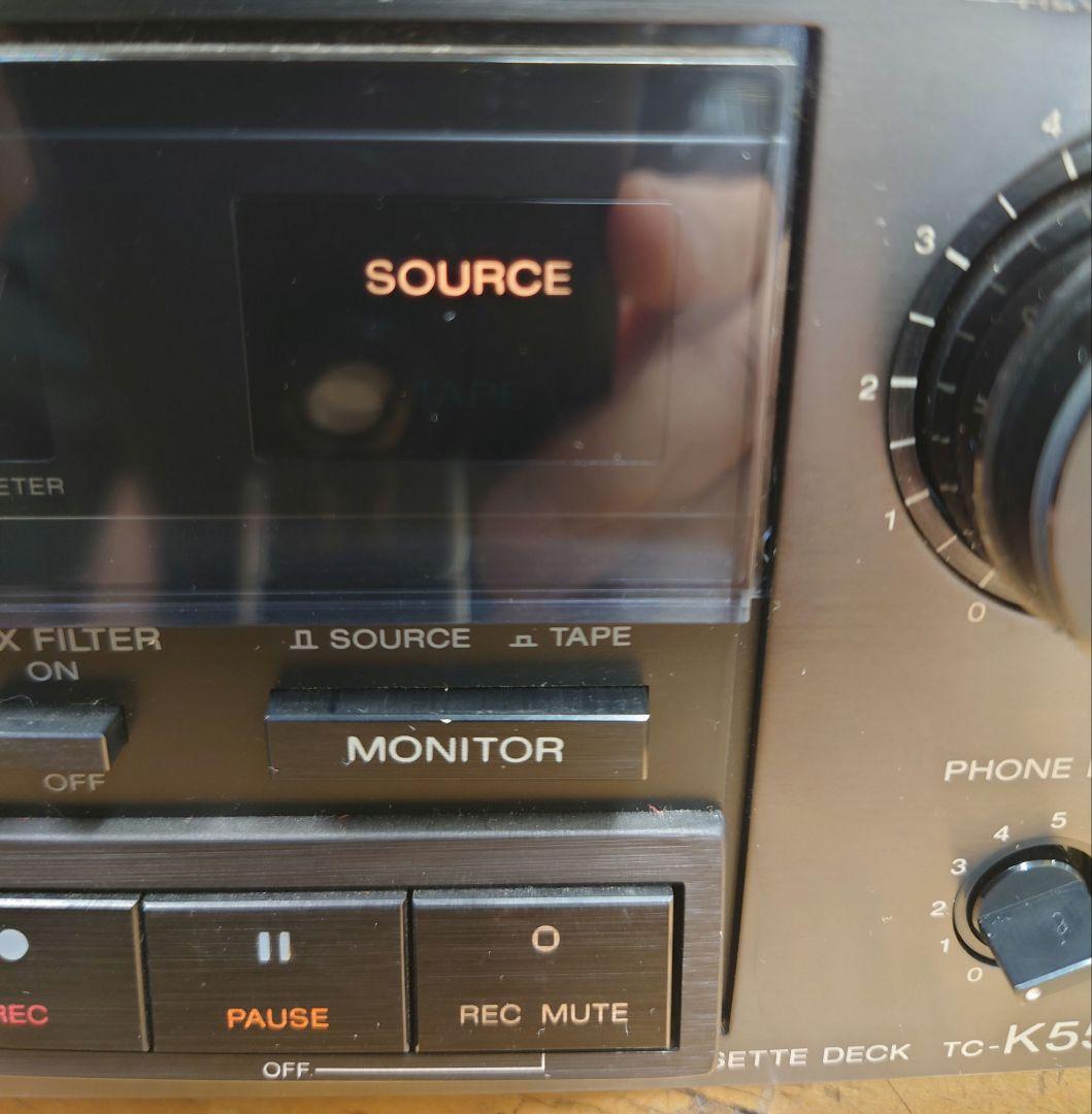 ■SONY　TC-K555ES IIカセットデッキ